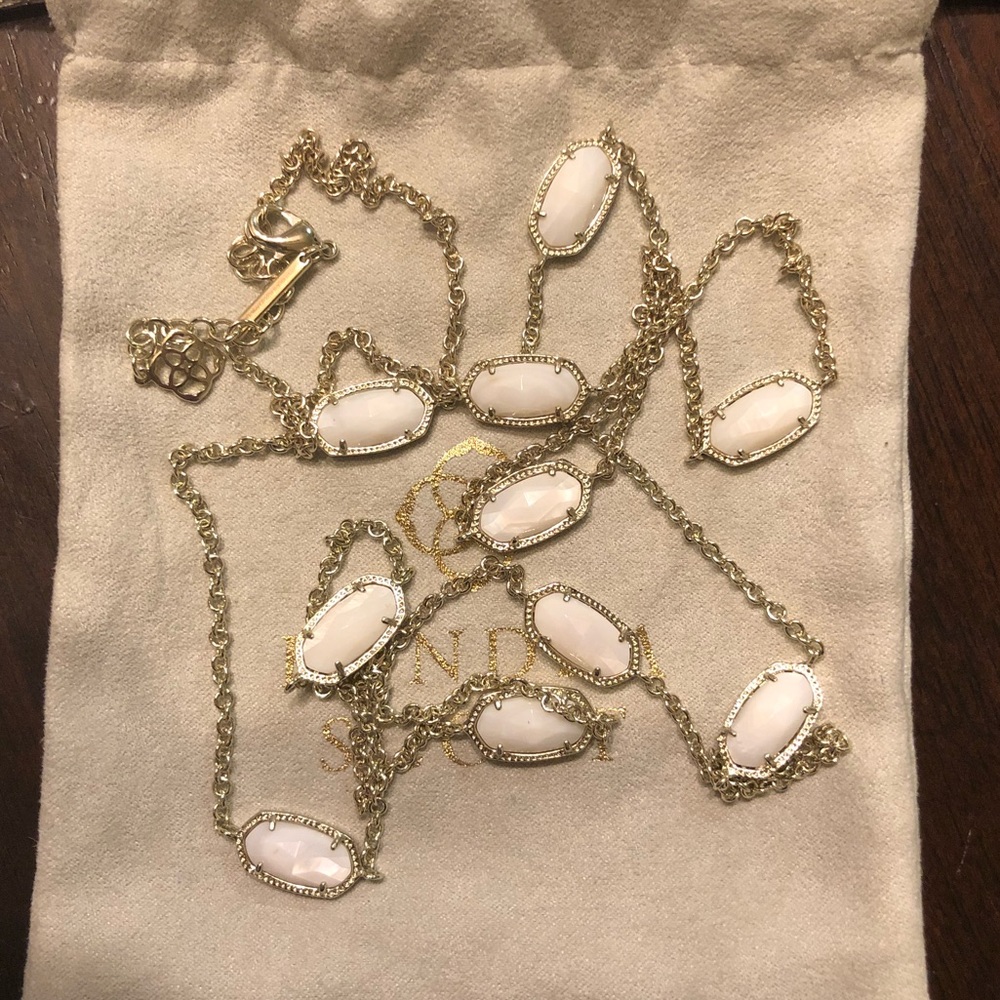 Kendra Scott White Kellie necklace